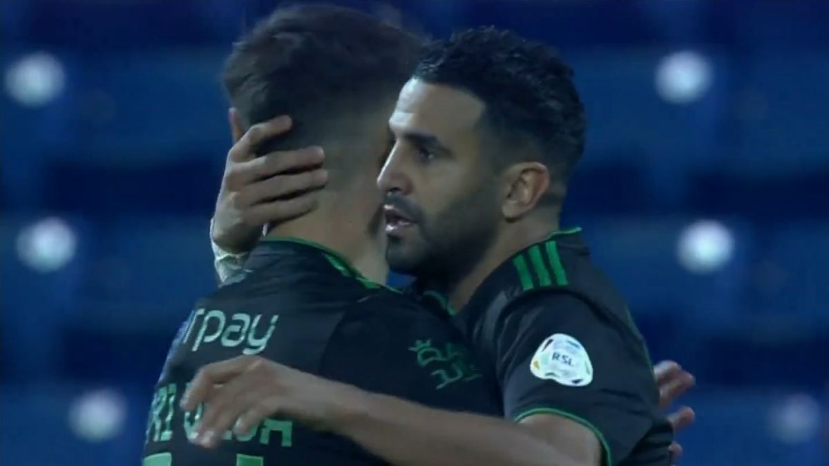 گل ششم الاهلی عربستان به ابها (ریاض محرز)