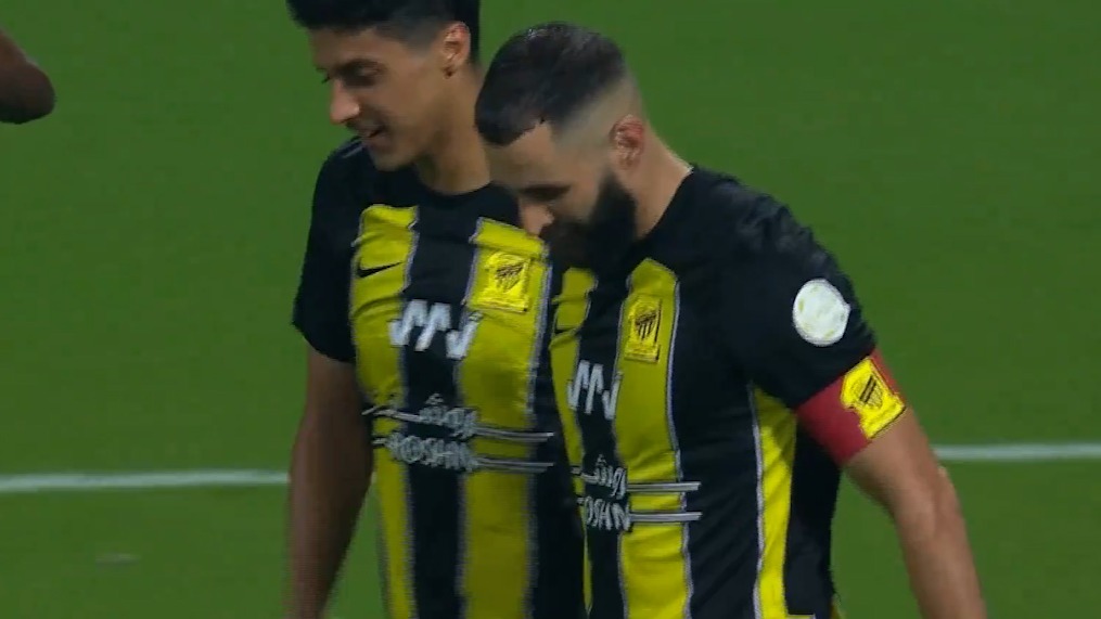 گل دوم الاتحاد به الخلیج (کریم بنزما)