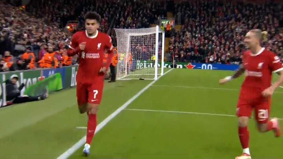 گل اول لیورپول به لاسک (لوئیز دیاز)