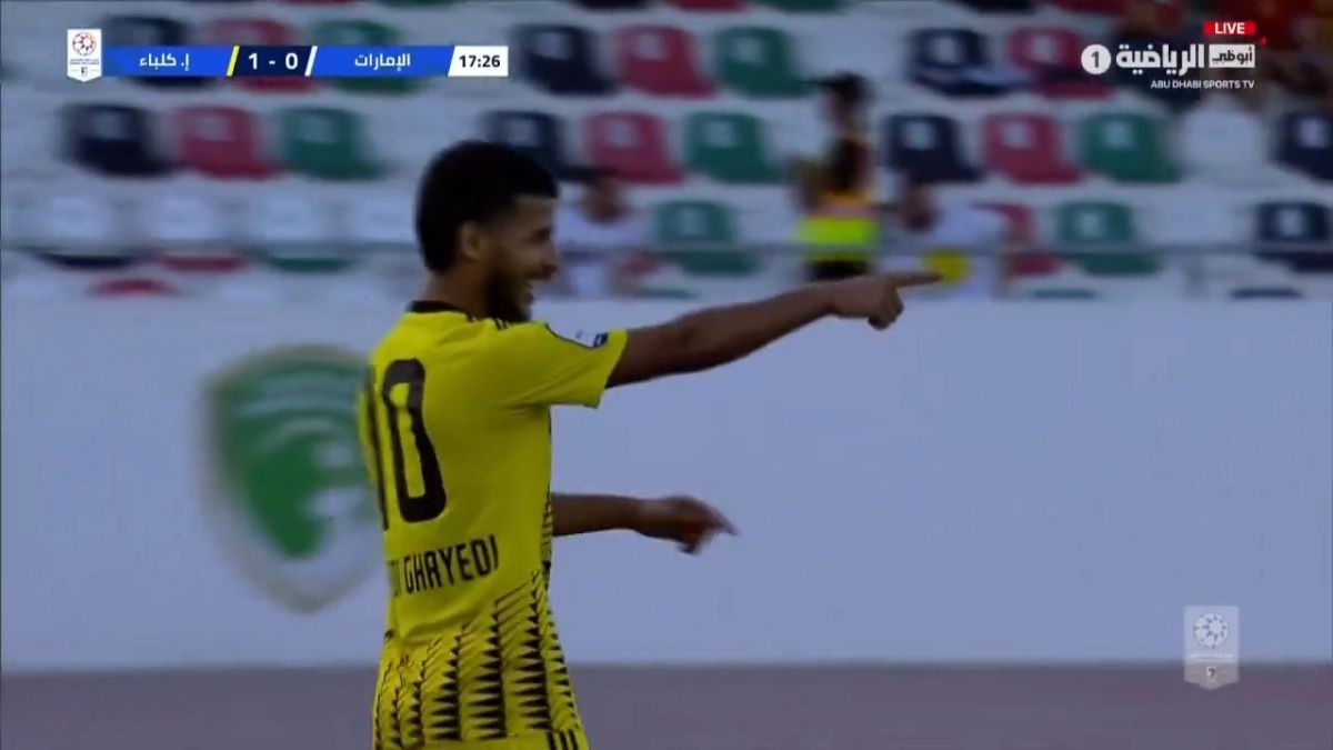 گل دوم الاتحاد کلبا به الامارات (دبل مهدی قایدی)