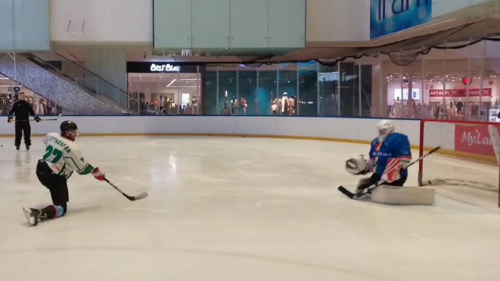 اختصاصی/ آیتم ویژه از آخرین تمرین تیم ملی هاکی روی یخ ایران با مربیان جدید فنلاندی