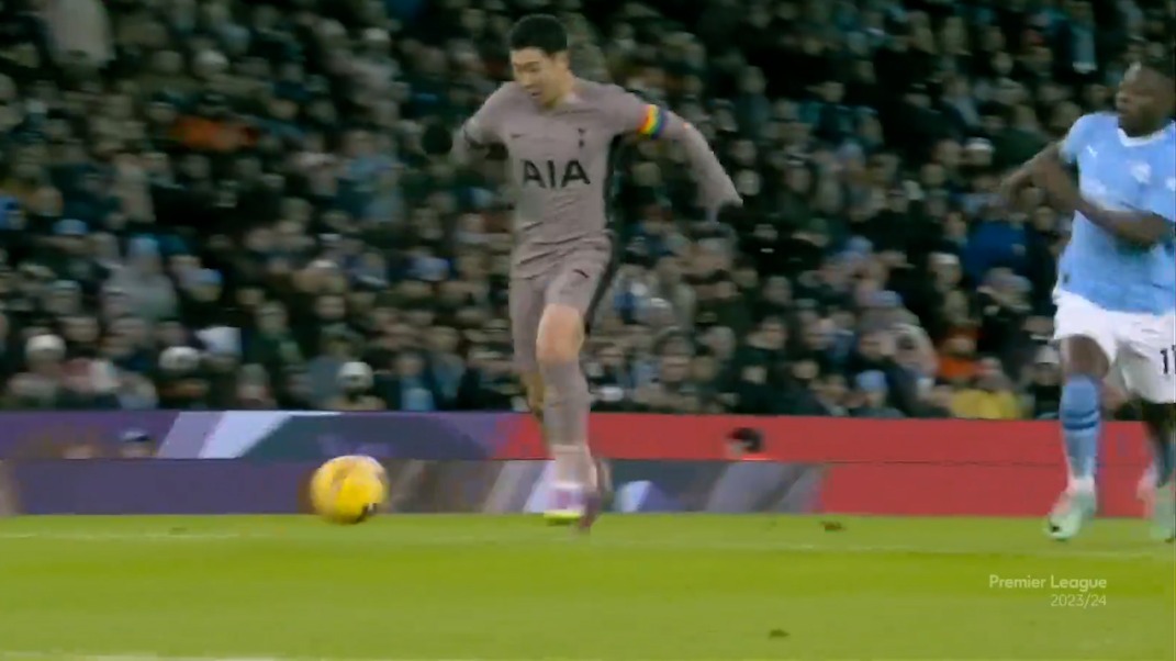 گل اول تاتنهام به منچسترسیتی (سون هیونگ مین)