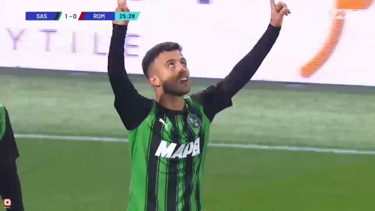 گل اول ساسولو به رم (متئوس هنریکه)