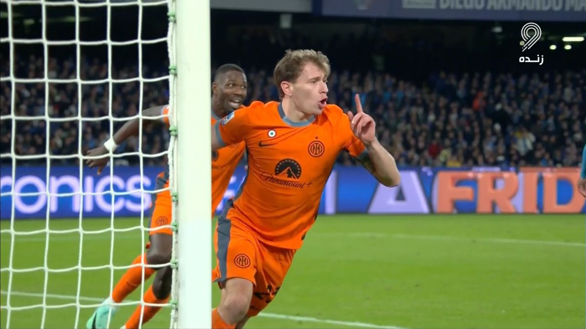 گل دوم اینتر به ناپولی (نیکولو بارلا)