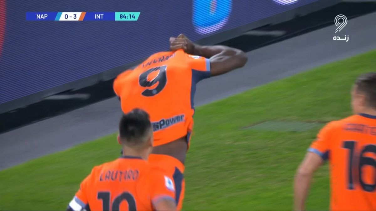 گل سوم اینتر به ناپولی (مارکوس تورام)