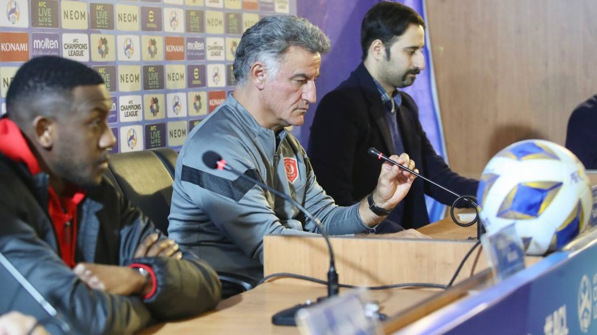 اختصاصی/ صحبت های کریستوف گالتیه در نشست خبری قبل از بازی با پرسپولیس