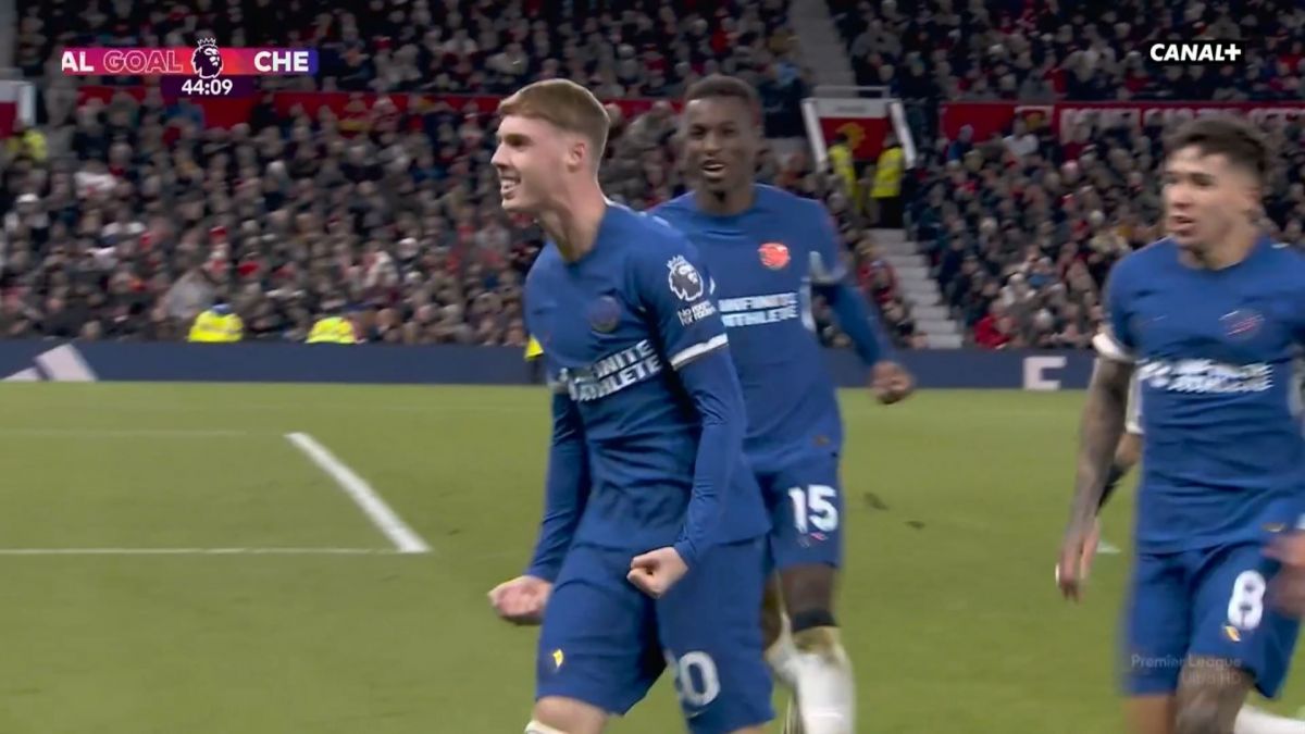 گل اول چلسی به منچستریونایتد (کول پالمر)