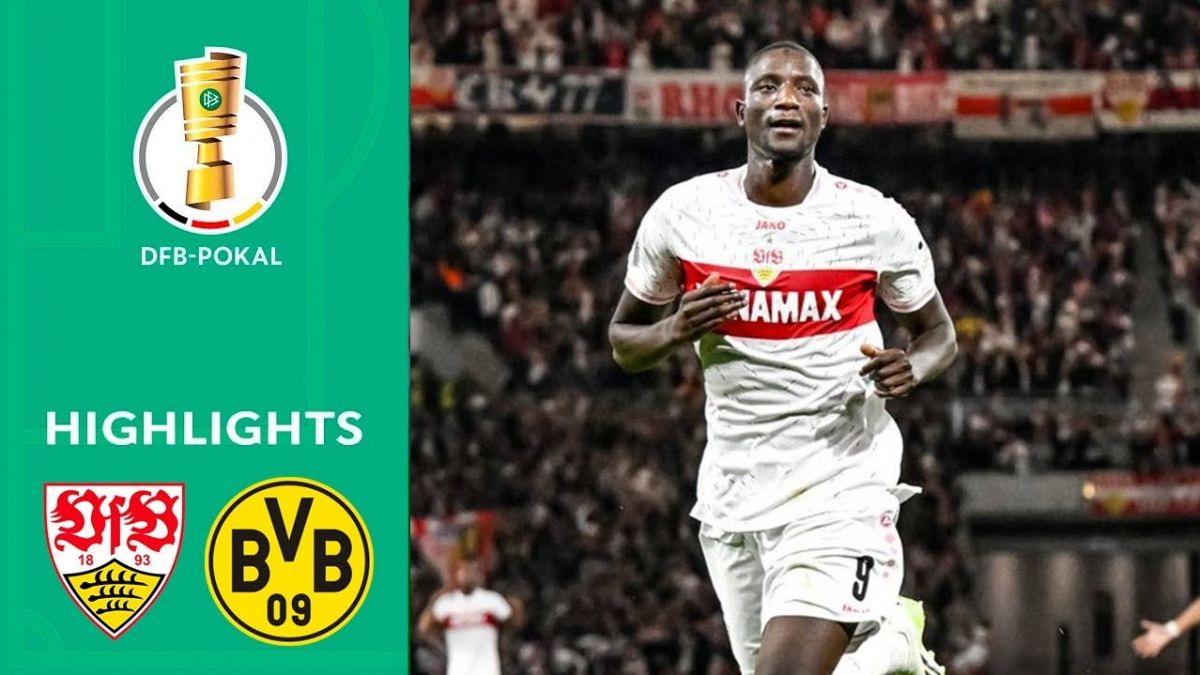 خلاصه بازی اشتوتگارت 2-0 دورتموند (جام حذفی)