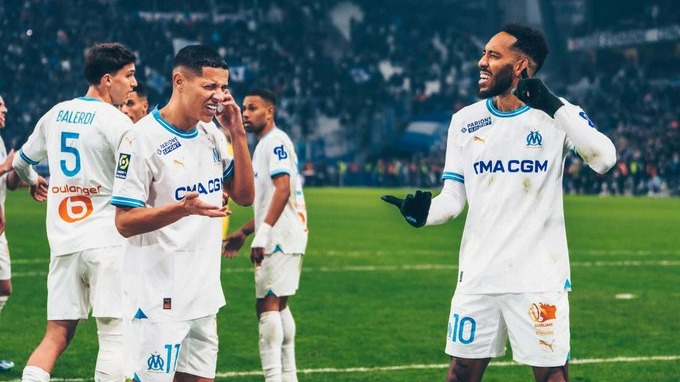 خلاصه بازی مارسی 3-0 لیون (یک گل و دو پاس گل اوبامیانگ)