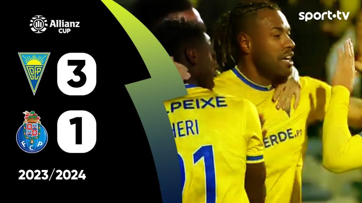 خلاصه بازی استوریل پرایا 3-1 پورتو (لیگ کاپ)