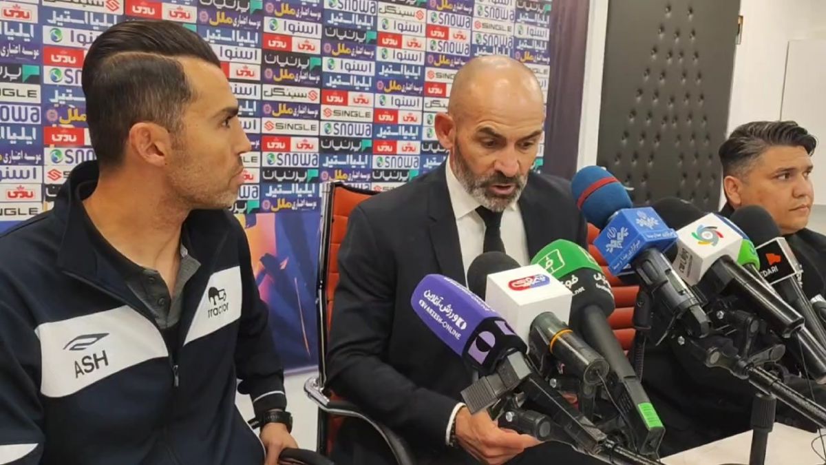 اختصاصی/ صحبت های پاکو خمز در نشست خبری بعد از بازی تراکتور مقابل گل گهر