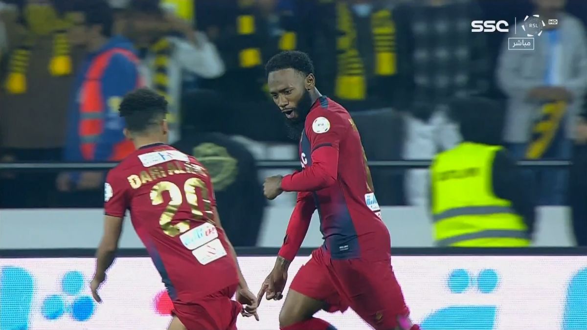 گل دوم ضمک به الاتحاد (دبل کوین انکودو)