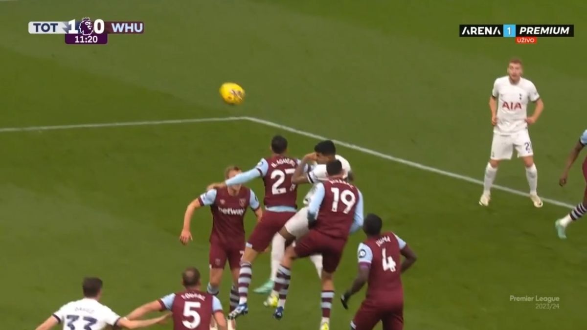 گل اول تاتنهام به وستهام (کریستین رومرو)