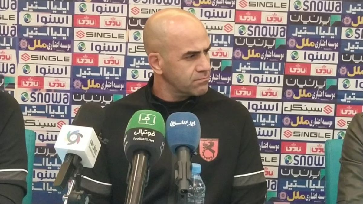 اختصاصی/ صحبت‌های مربی مس رفسنجان در نشست خبری پیش از دیدار با سپاهان