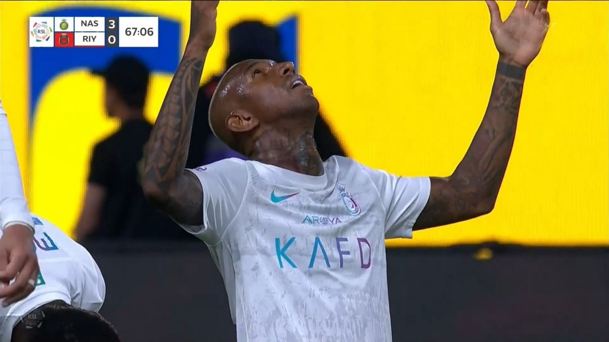 گل سوم النصر به الریاض (تالیسکا)