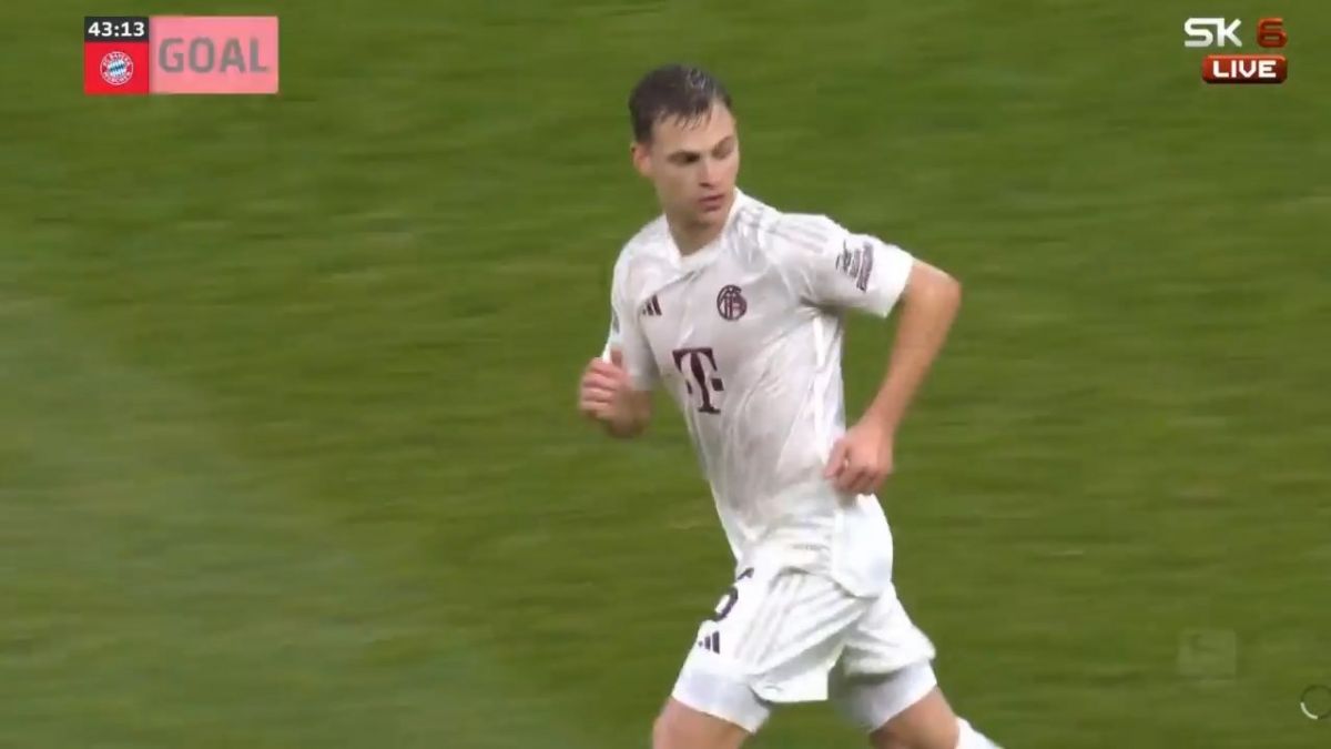 گل اول بایرن مونیخ به اینتراخت فرانکفورت (گل زیبای کیمیش)