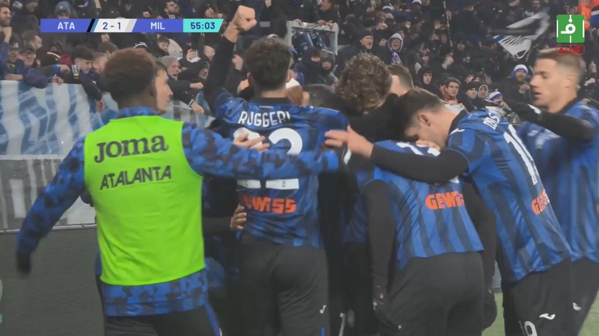 گل دوم آتالانتا به میلان (دبل آدمولا لوکمن)