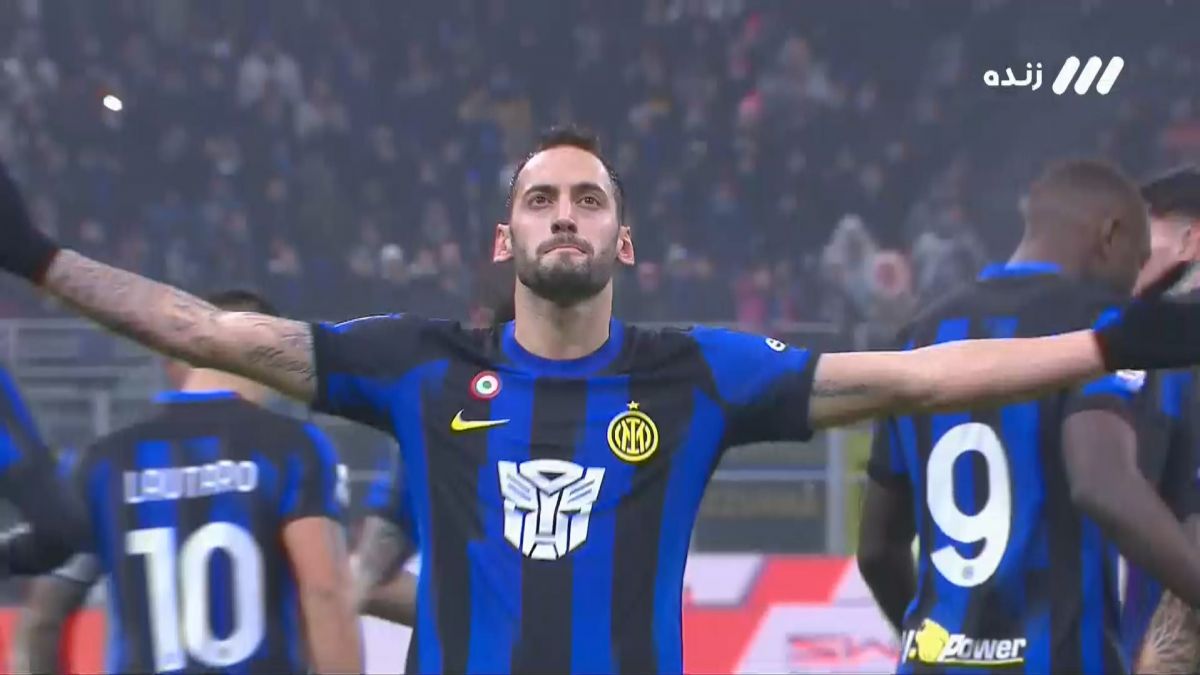 گل اول اینتر به اودینزه (چالهان اوغلو - پنالتی)