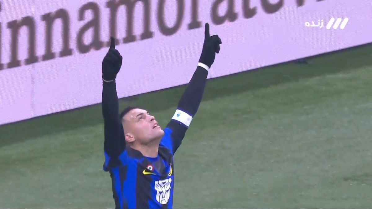 گل چهارم اینتر به اودینزه (لائوتارو مارتینز)