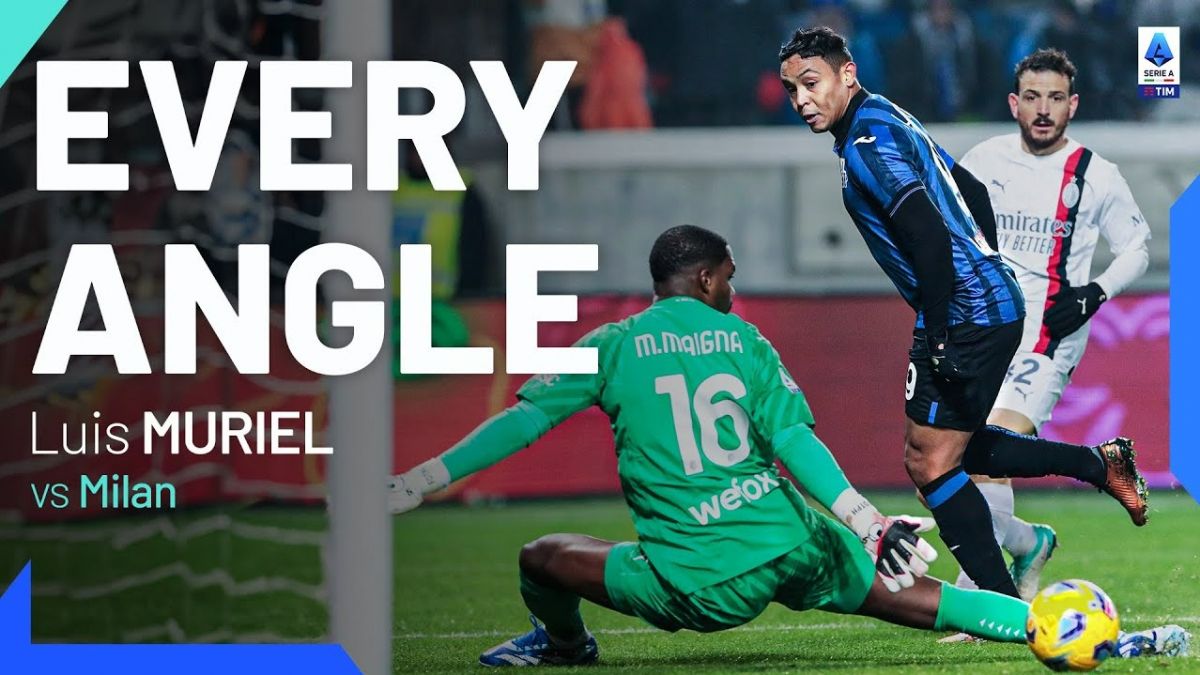 گل پشت پای زیبای موریل بازیکن آتالانتا به میلان از تمام زوایا