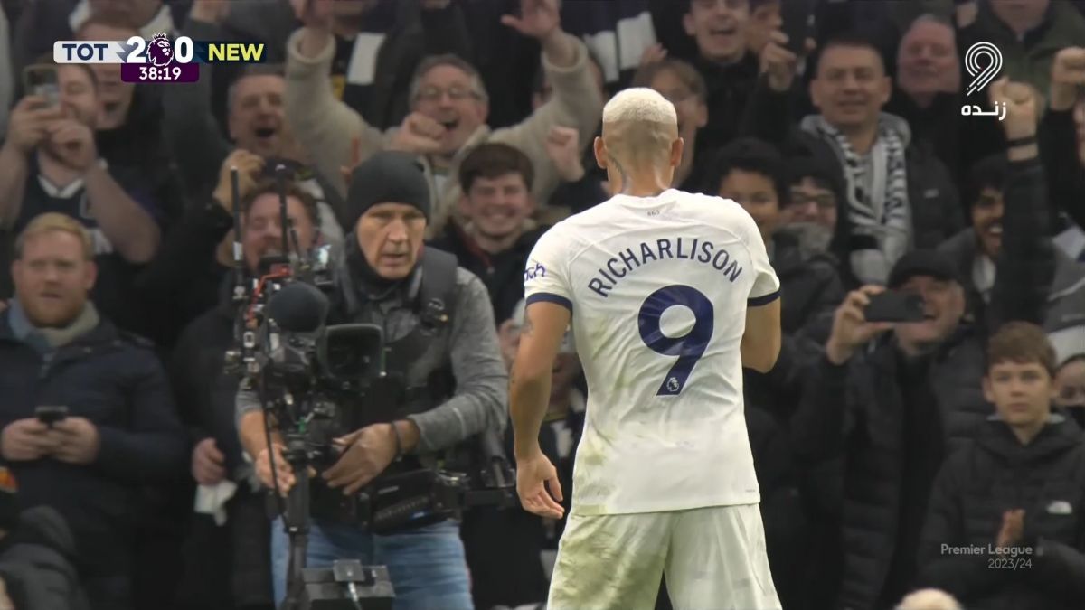 گل دوم تاتنهام به نیوکاسل (ریچارلیسون)