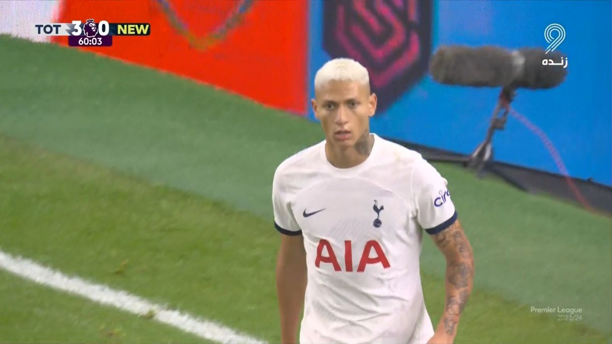 گل سوم تاتنهام به نیوکاسل (دبل ریچارلیسون)