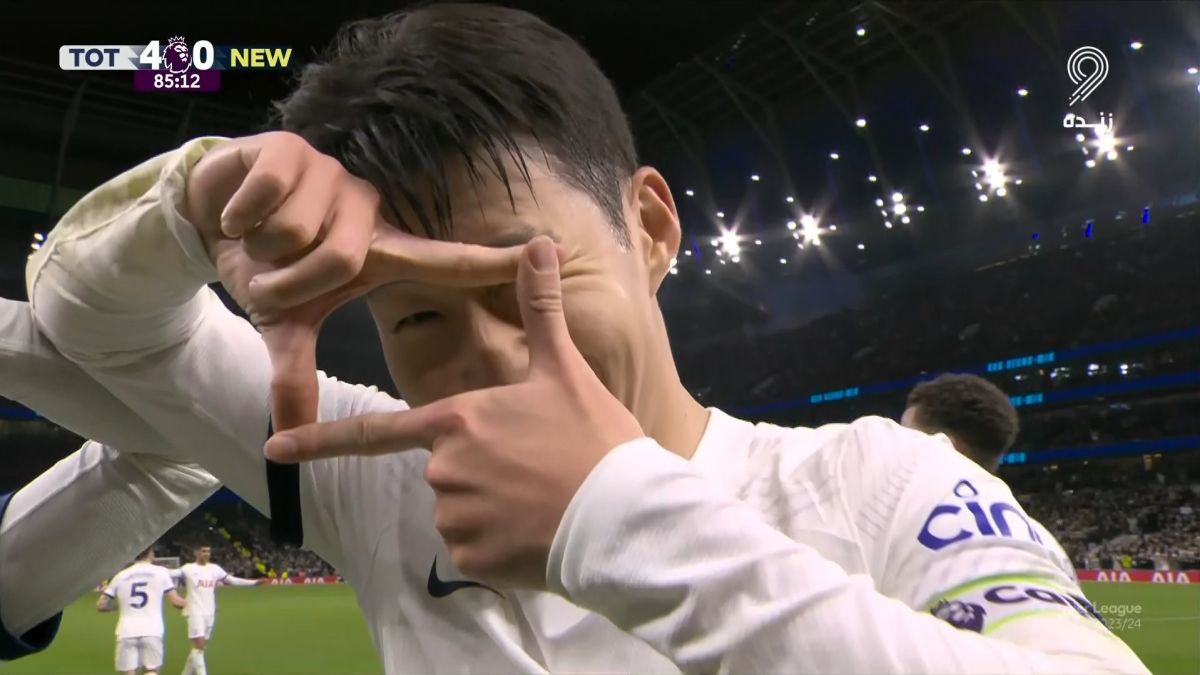 گل چهارم تاتنهام به نیوکاسل (سون - پنالتی)