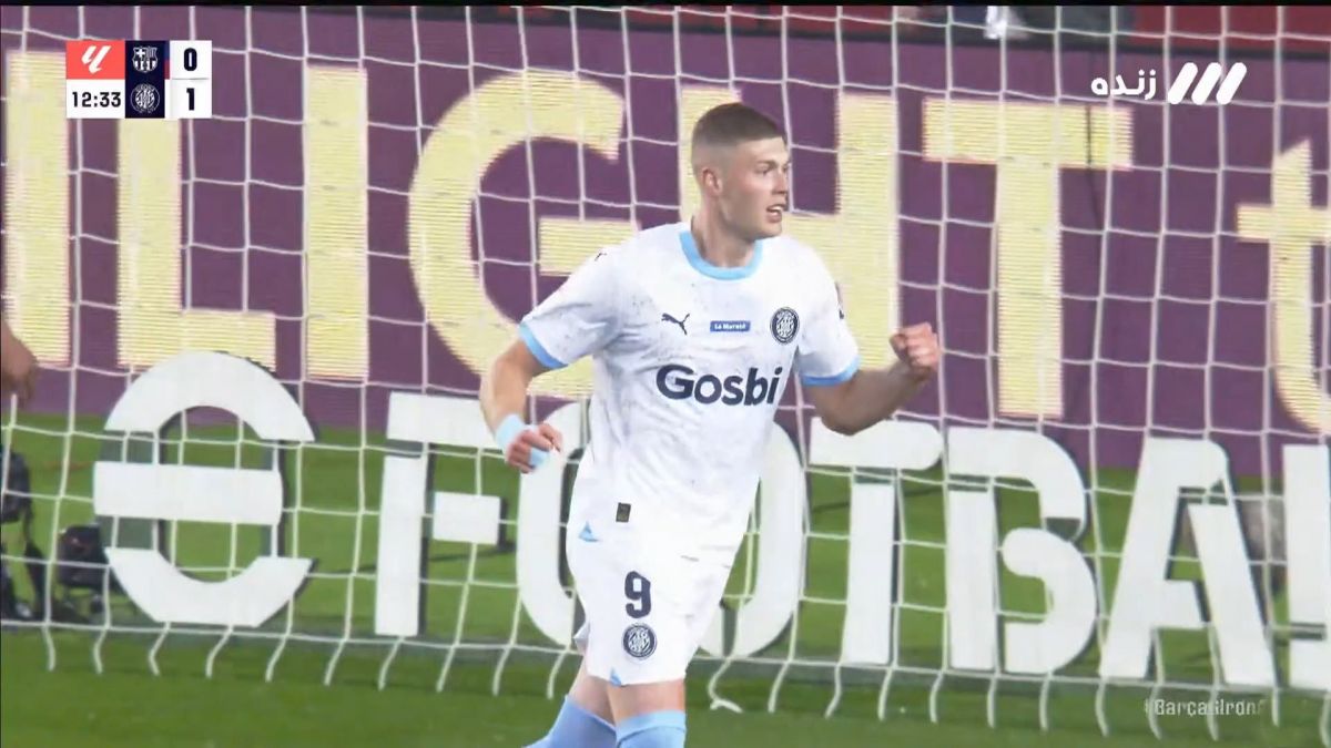 گل اول خیرونا به بارسلونا (آرتم دووبیک)