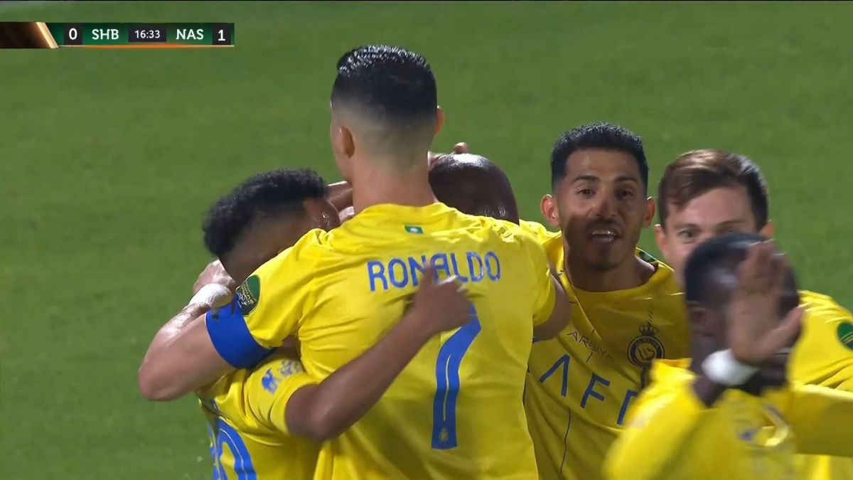 گل اول النصر به الشباب (سکو فوفانا)