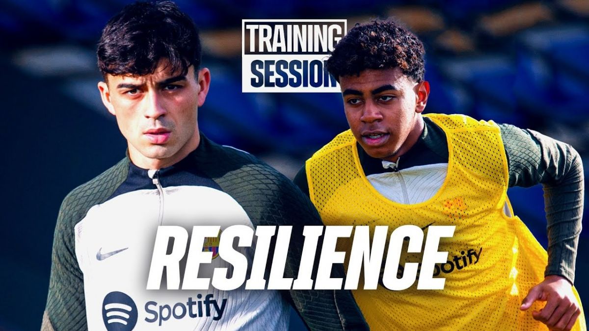 تمرین بارسلونا پس از تحقیر شدن مقابل خیرونا