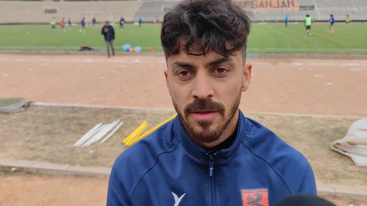 اختصاصی/ مصاحبه محمدحسین کریم زاده در حاشیه تمرین مس رفسنجان