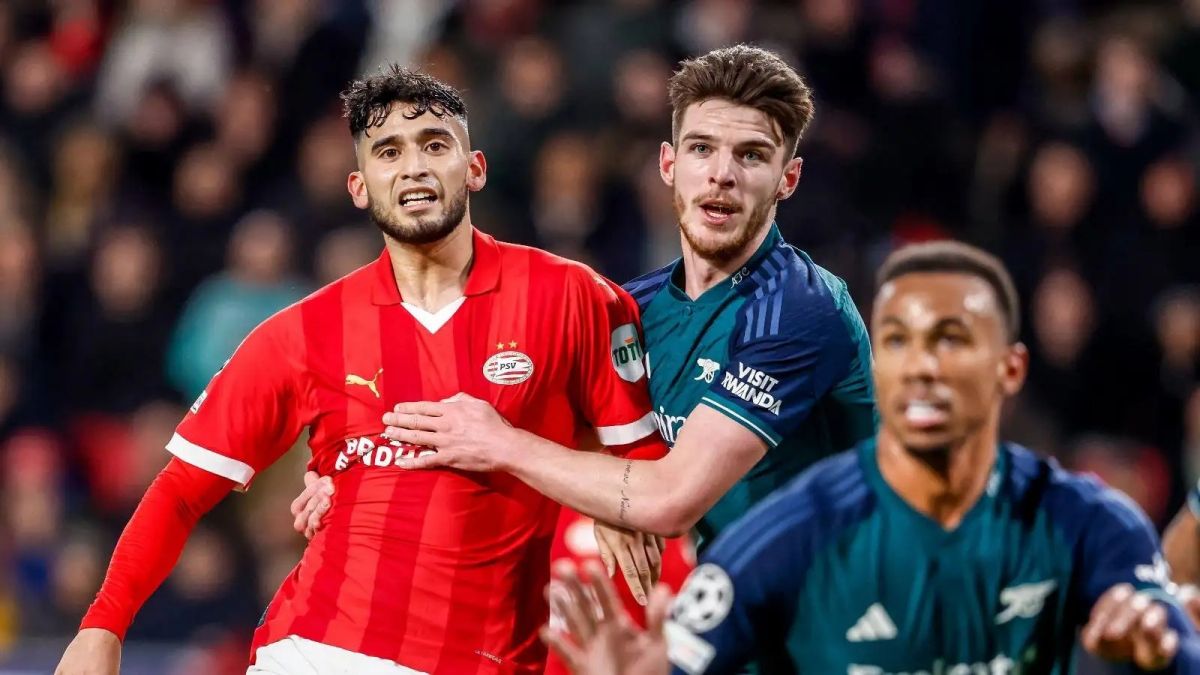 خلاصه بازی آیندهوون 1-1 آرسنال