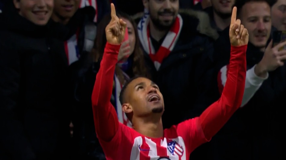 گل دوم اتلتیکو مادرید به لاتزیو (ساموئل لینو)