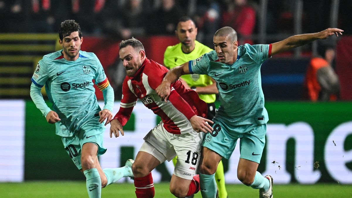 خلاصه بازی آنتورپ 3-2 بارسلونا