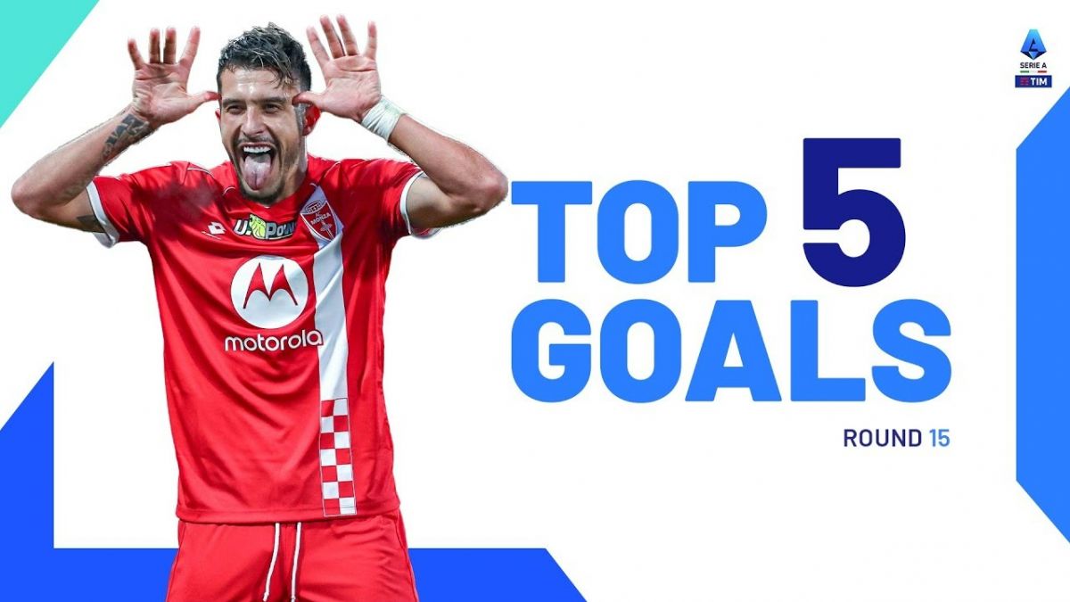 5 گل برتر هفته پانزدهم سری آ (گل برگردان بازیکن کالیاری)