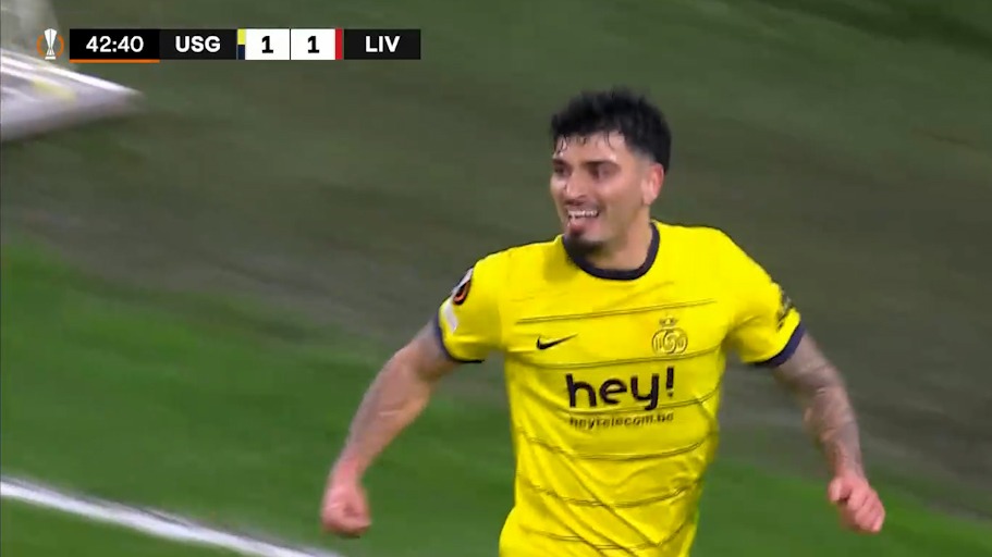 گل دوم سن ژیلواز به لیورپول (کمرون پوئرتاس)