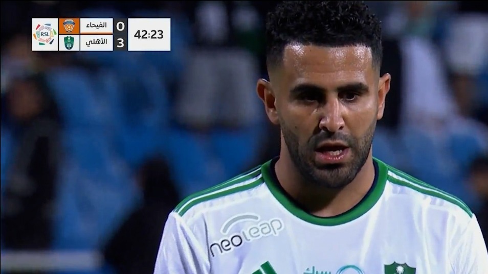 گل چهارم الاهلی عربستان به الفیحا (ریاض محرز)