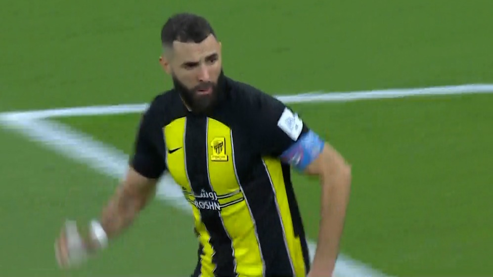 گل اول الاتحاد به الاهلی مصر (کریم بنزما)