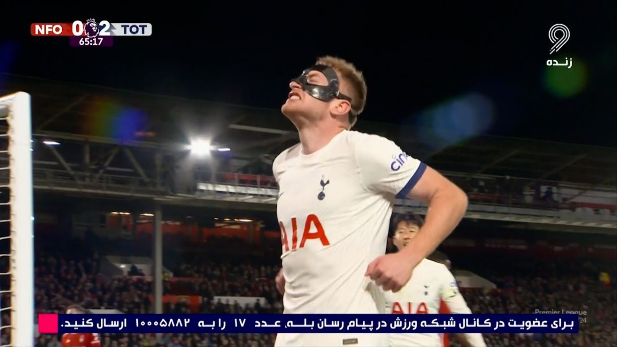 گل دوم تاتنهام به ناتینگهام فارست (دژان کولوسفسکی)