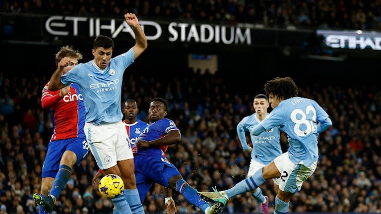 گل دوم منچسترسیتی به کریستال پالاس (ریکو لویس)