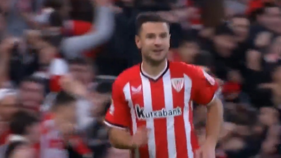 گل اول اتلتیک بیلبائو به اتلتیکو مادرید (گورکا)