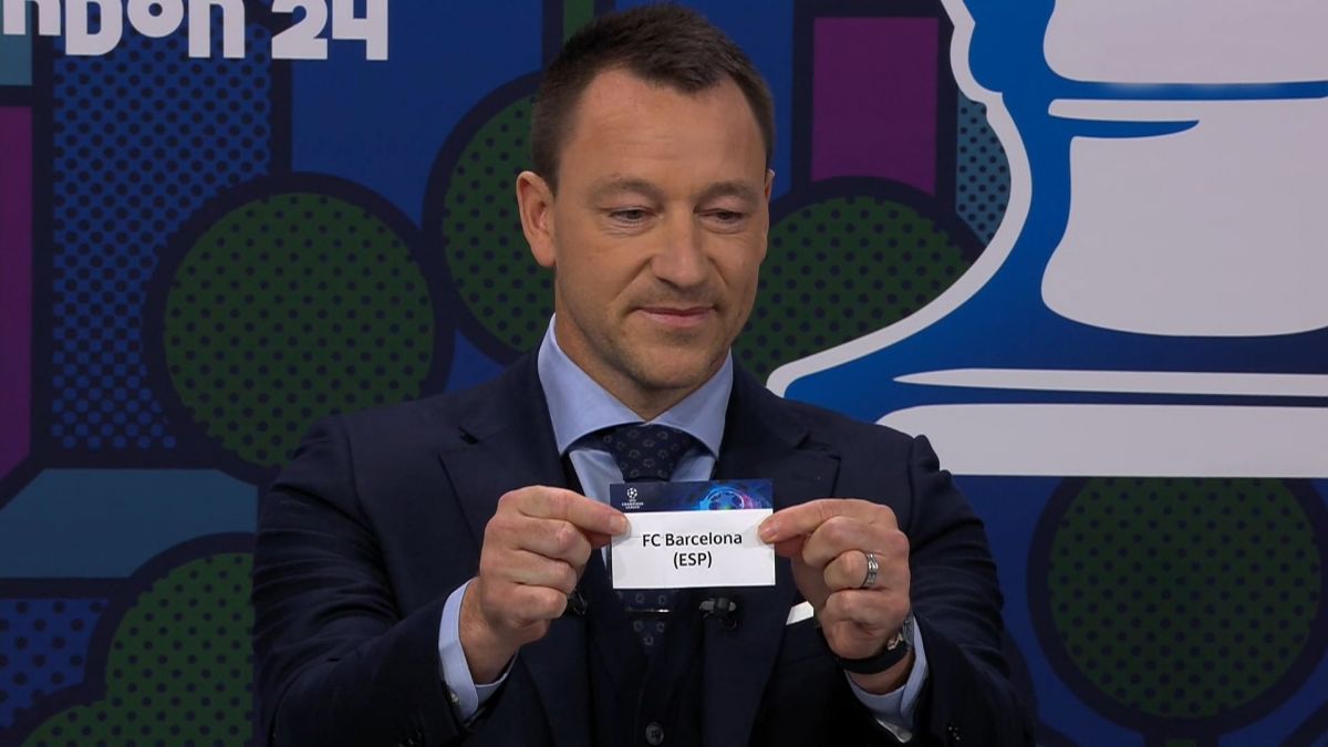 مراسم قرعه کشی مرحله یک هشتم نهایی لیگ قهرمانان اروپا 24-2023