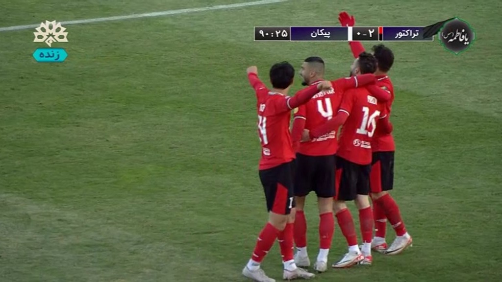 گل دوم تراکتور به پیکان (دبل مهدی عبدی)