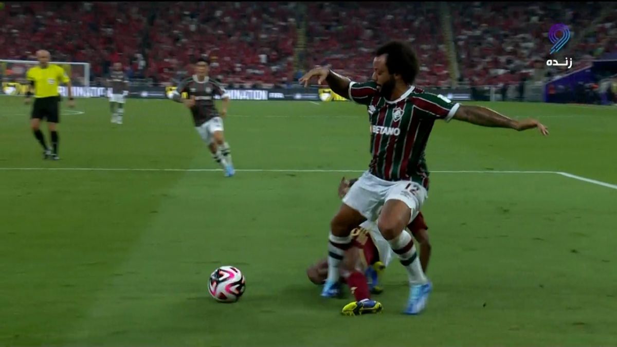 گل اول فلومیننزه به الاهلی مصر (آریاس) / خطای پنالتی روی مارسلو