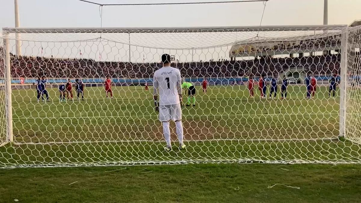 اختصاصی/ لحظه گل پرسپولیس به استقلال خوزستان از روی نقطه پنالتی توسط کنعانی زادگان