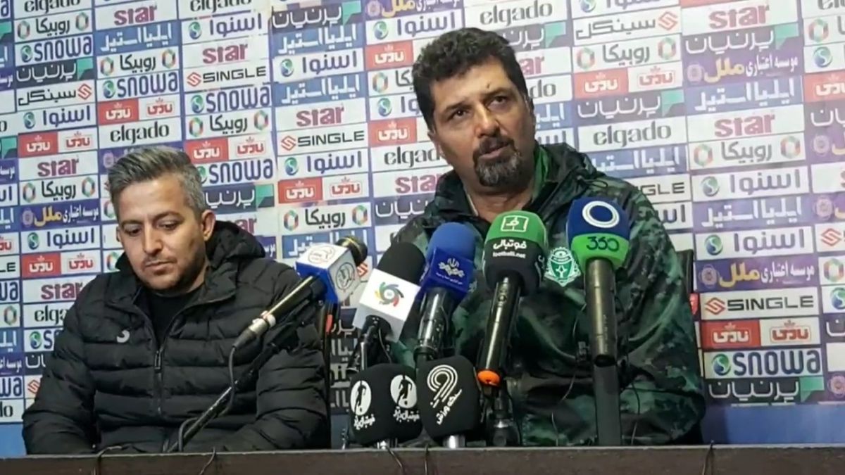 اختصاصی/ کنفرانس خبری سرمربیان پس از تساوی آلومینیوم اراک و گل گهر سیرجان