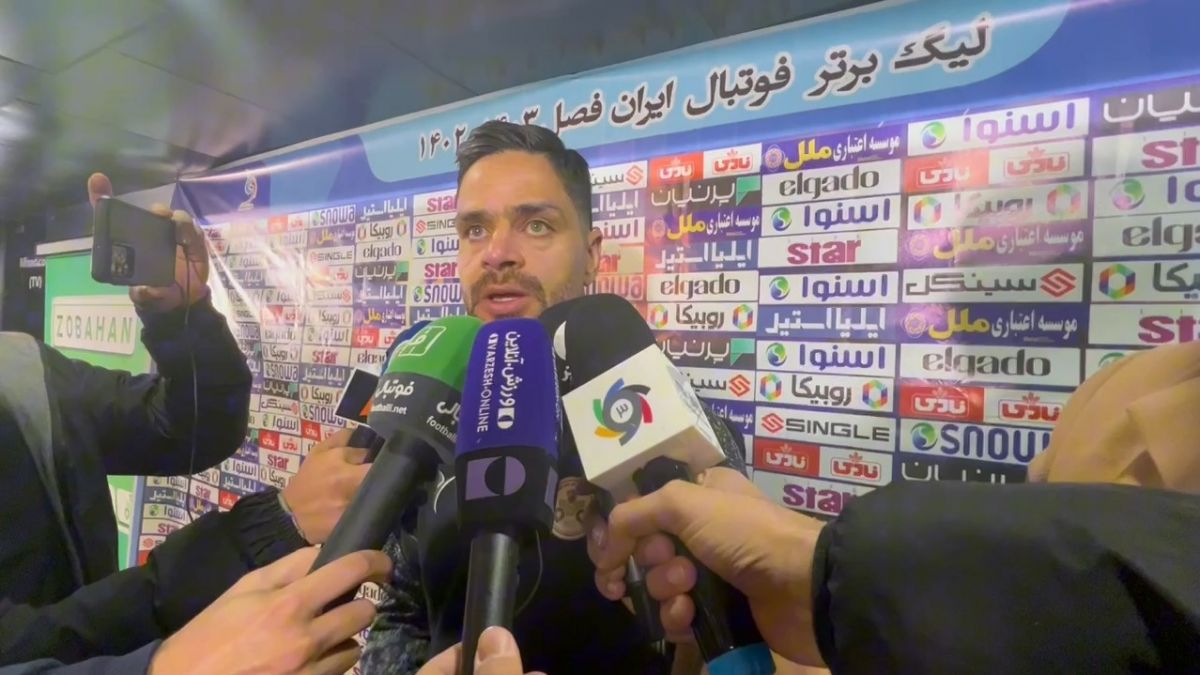 اختصاصی/ مصاحبه کمال کامیابی نیا پس از تساوی ذوب آهن مقابل فولاد