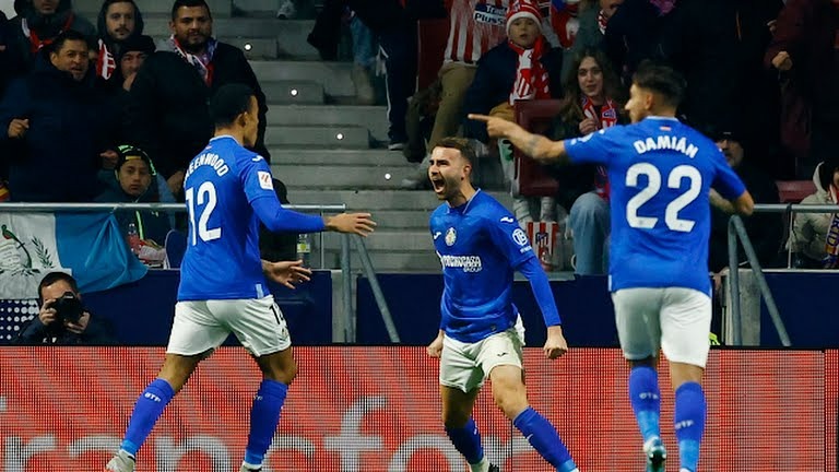 گل اول ختافه به اتلتیکو مادرید (مایورال)