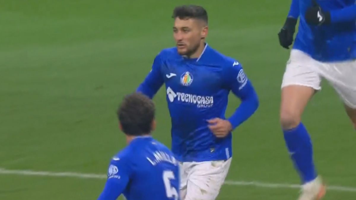 گل دوم ختافه به اتلتیکو مادرید (اسکار رودریگز)