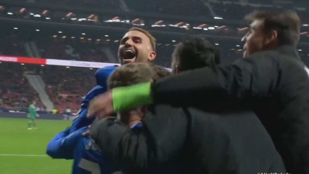 گل سوم ختافه به اتلتیکو مادرید (دبل مایورال دقیقه 93)